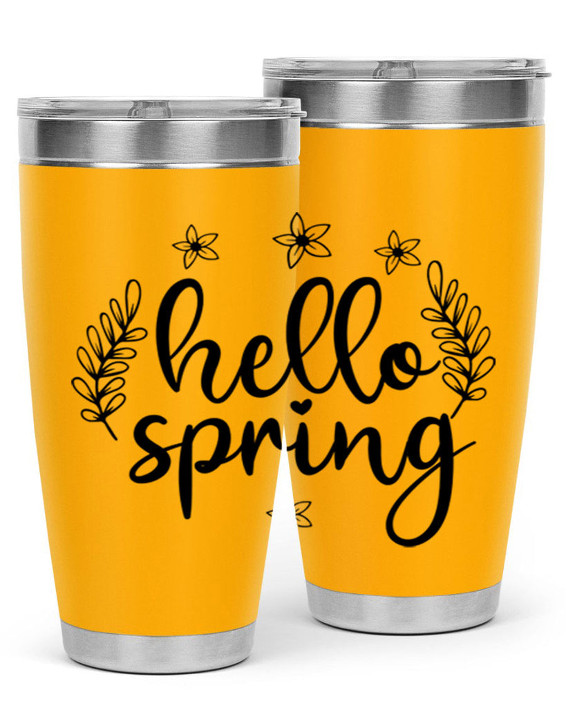 Hello spring design  221#- spring- Tumbler