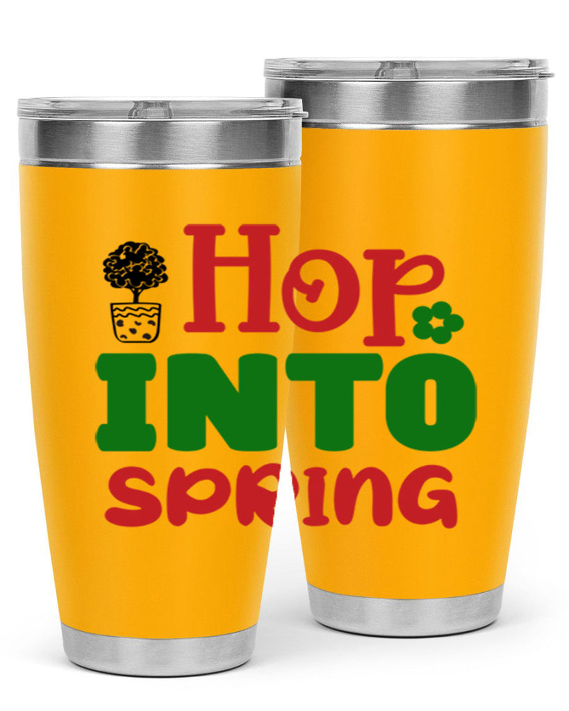 Hop into Spring 251#- spring- Tumbler