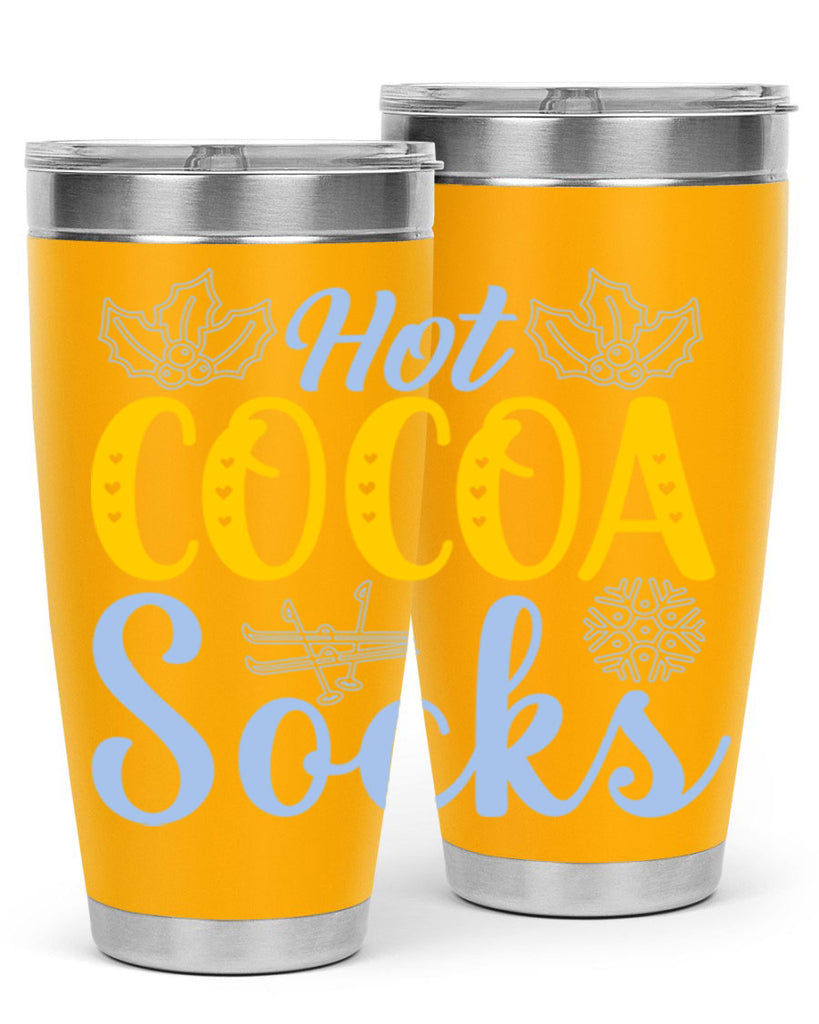 Hot cocoa socks211#- winter- Tumbler