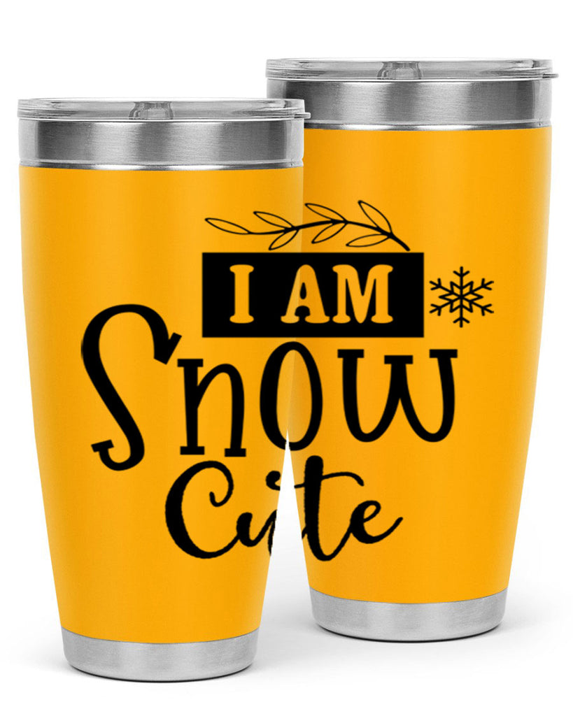I Am Snow Cute 220#- winter- Tumbler