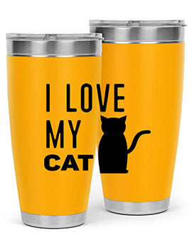 I Love My Cat Style 57#- cat- Tumbler