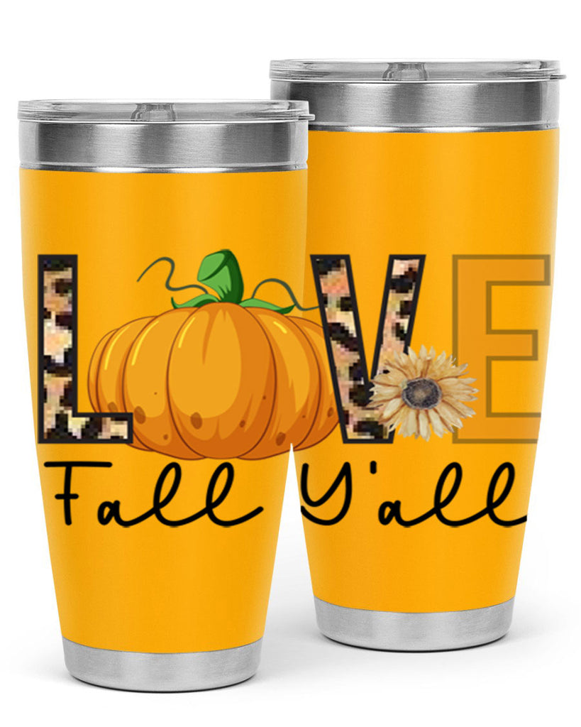 Love FALL YAll 410#- fall- Tumbler