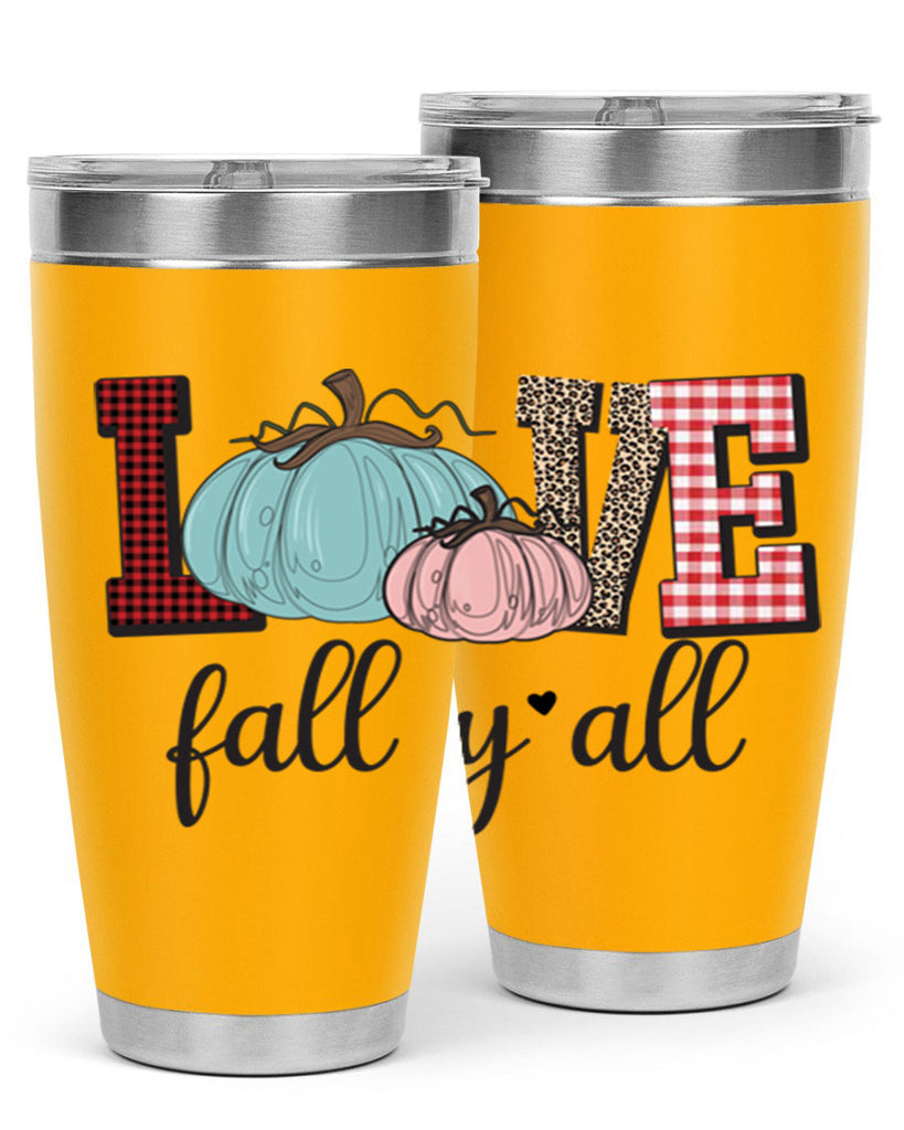 Love Fall Yall 409#- fall- Tumbler
