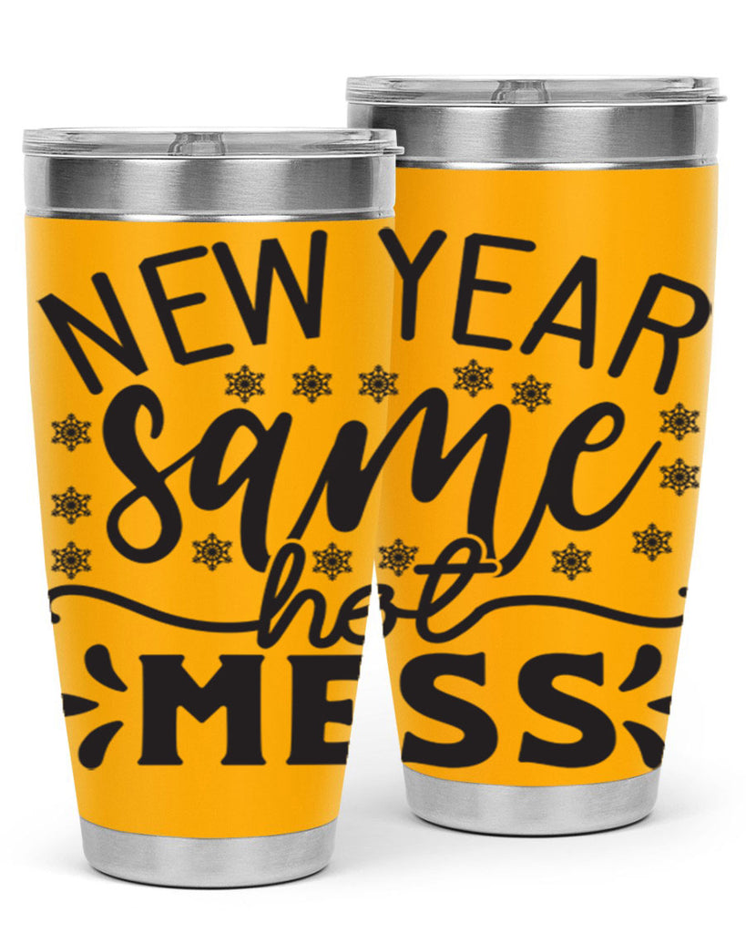 New year same hot mess 326#- winter- Tumbler