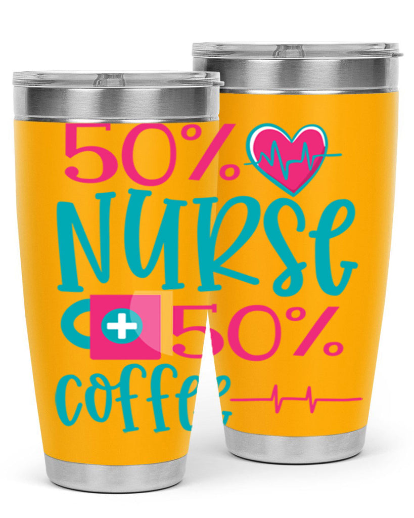 Percent Nurse Percent Coffee Style 395#- nurse- tumbler
