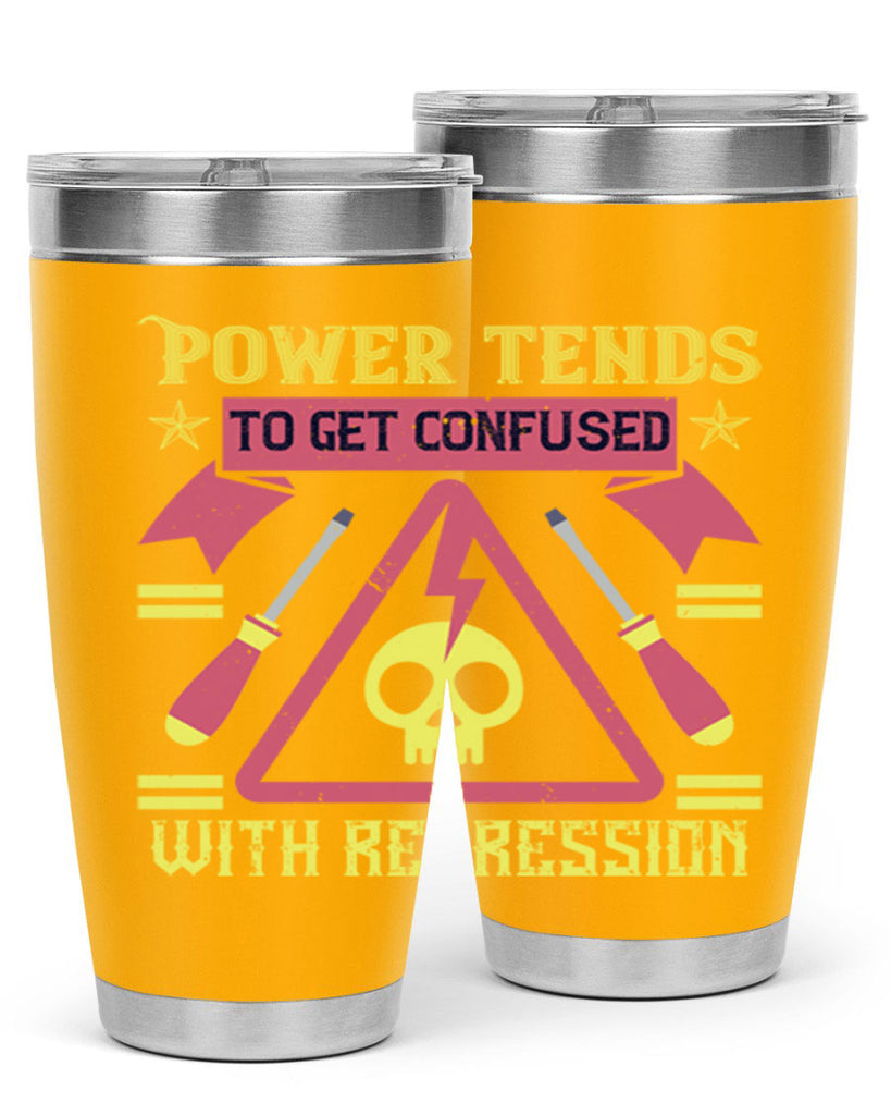 Power tends to get confused with repression Style 17#- electrician- tumbler