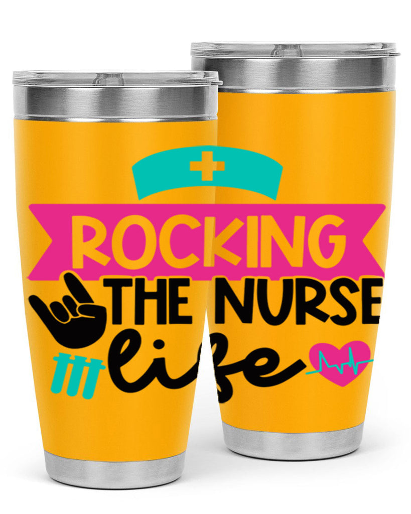 Rocking The Nurse Life Style Style 54#- nurse- tumbler