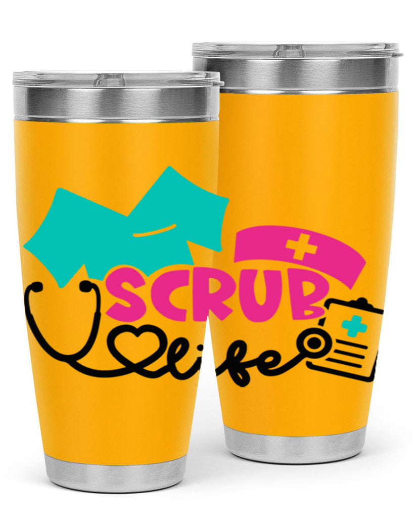 Scrub Life Style Style 47#- nurse- tumbler