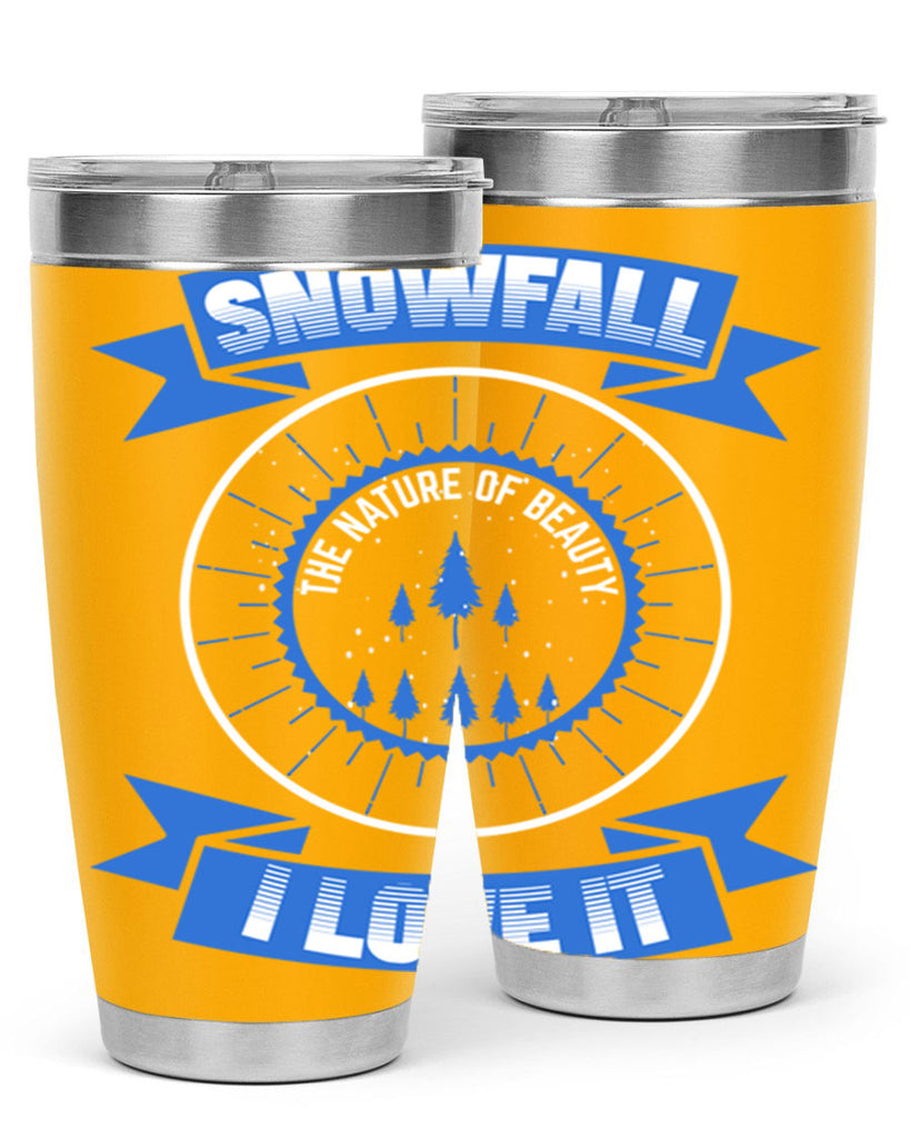 Snowfall Winter 373#- winter- Tumbler