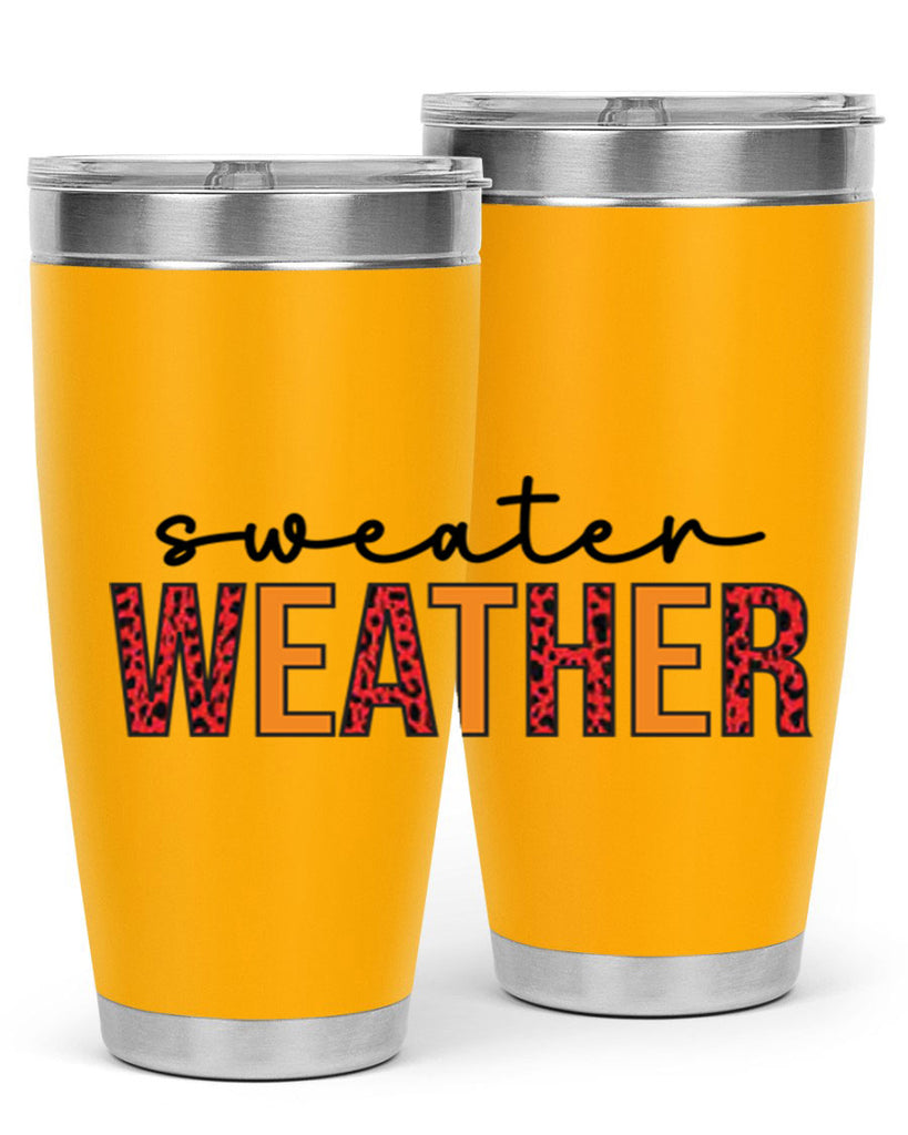 Sweater Weather 587#- fall- Tumbler