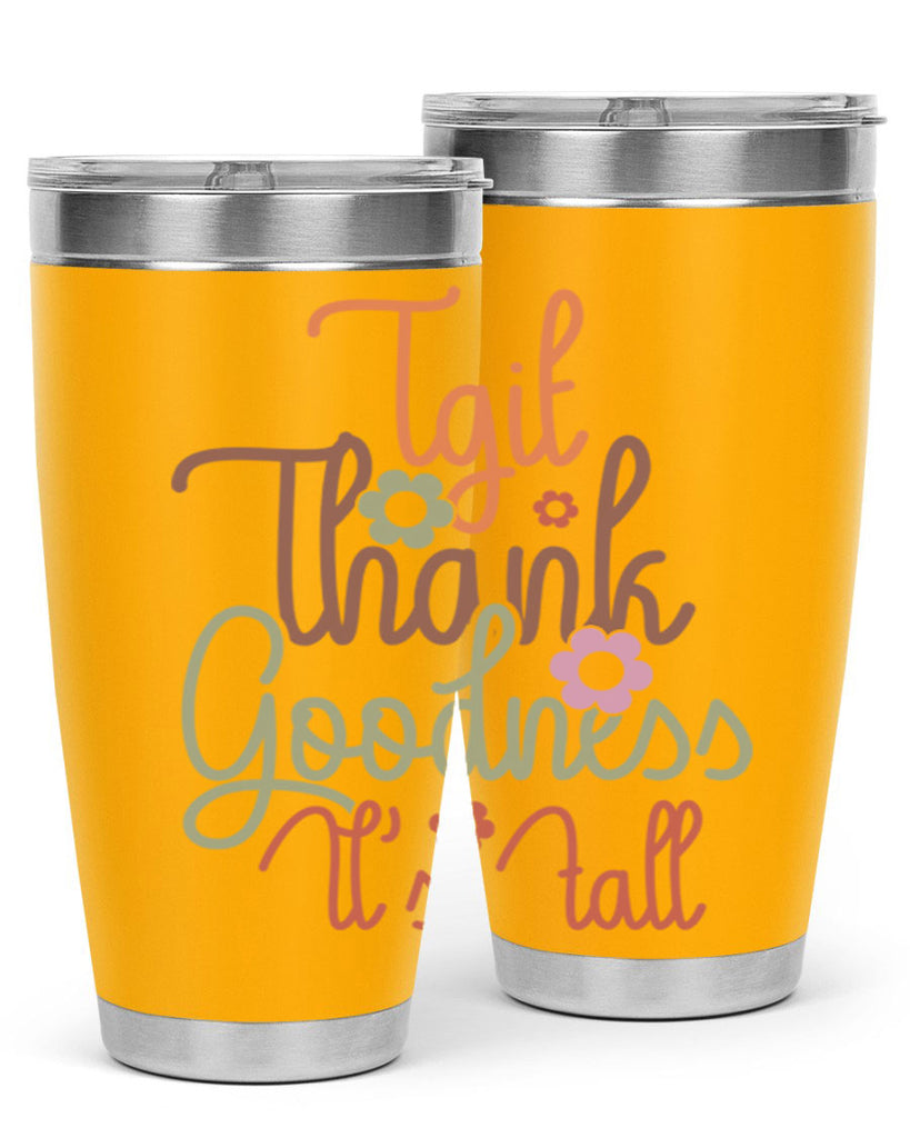 Tgif Thank Goodness Its Fall 596#- fall- Tumbler