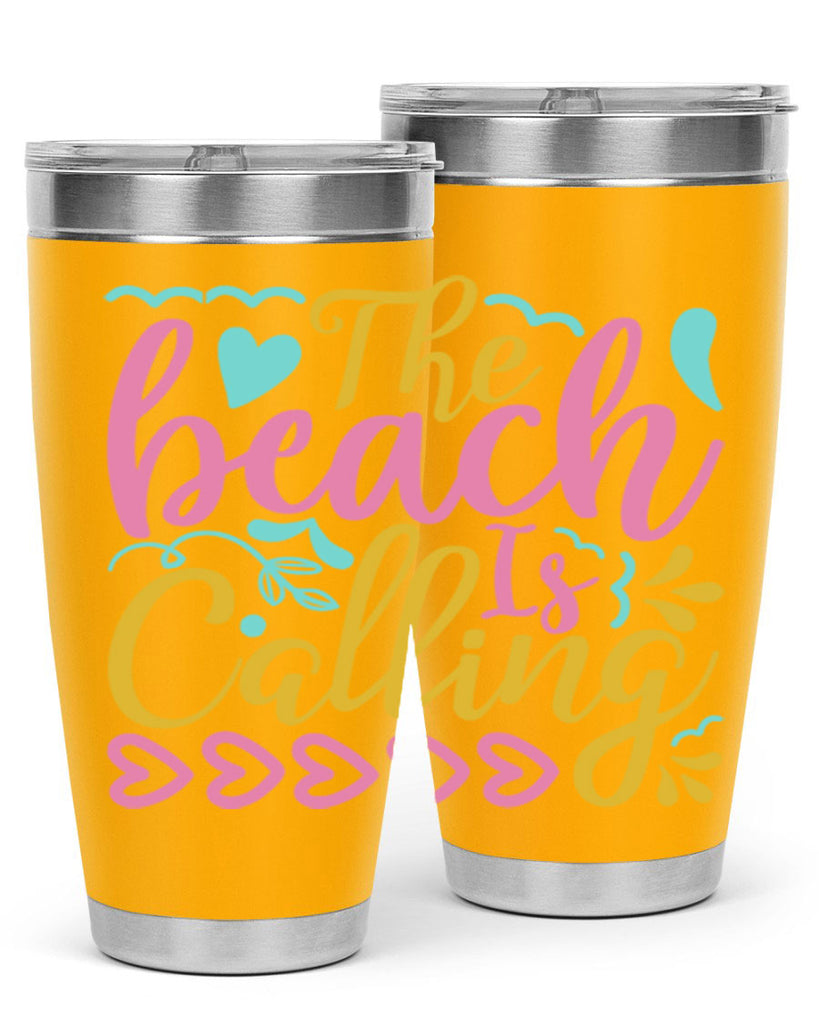 The beach is calling Style 1#- summer- Tumbler