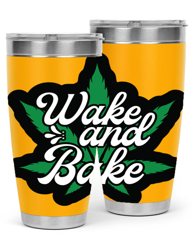 Wake and bake 273#- marijuana- Tumbler