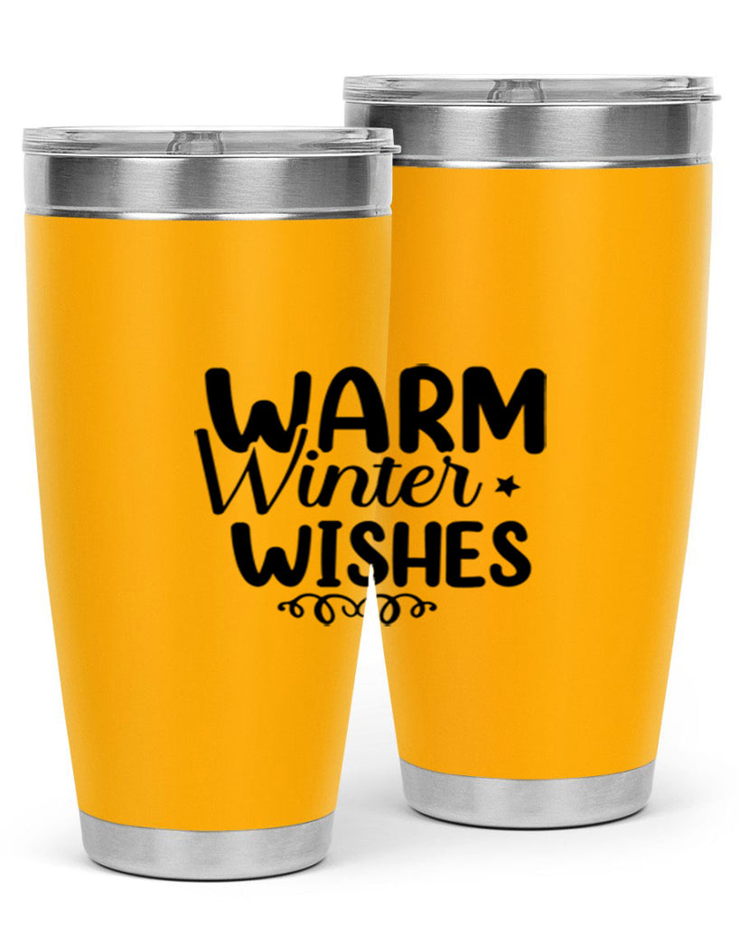 Warm Winter Wishes 453#- winter- Tumbler