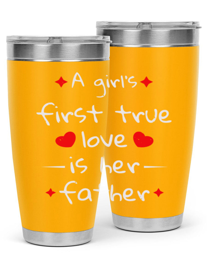 a girl’s first true 116#- fathers day- Tumbler
