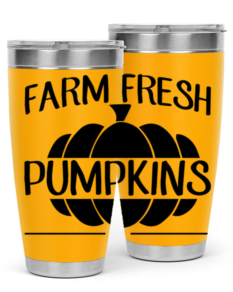farm fresh pumpkins 173#- fall- Tumbler