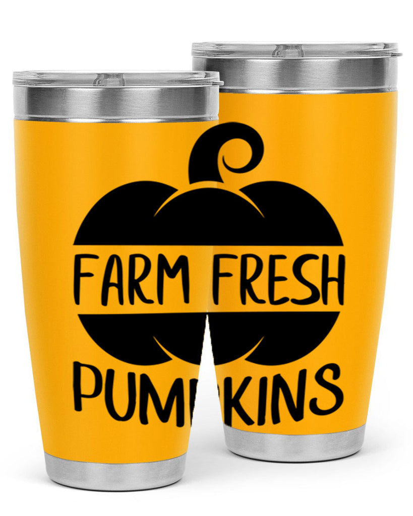 farm fresh pumpkins 174#- fall- Tumbler