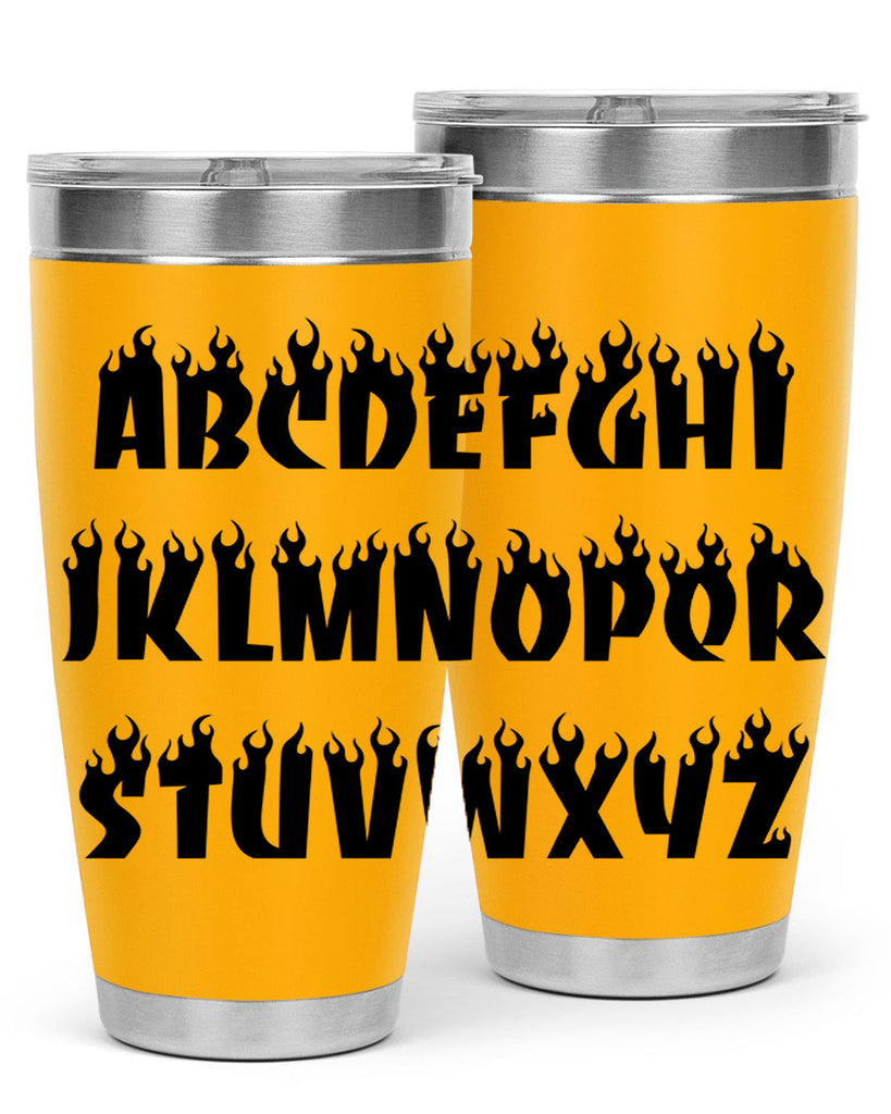 flame font 153#- black words phrases- Cotton Tank