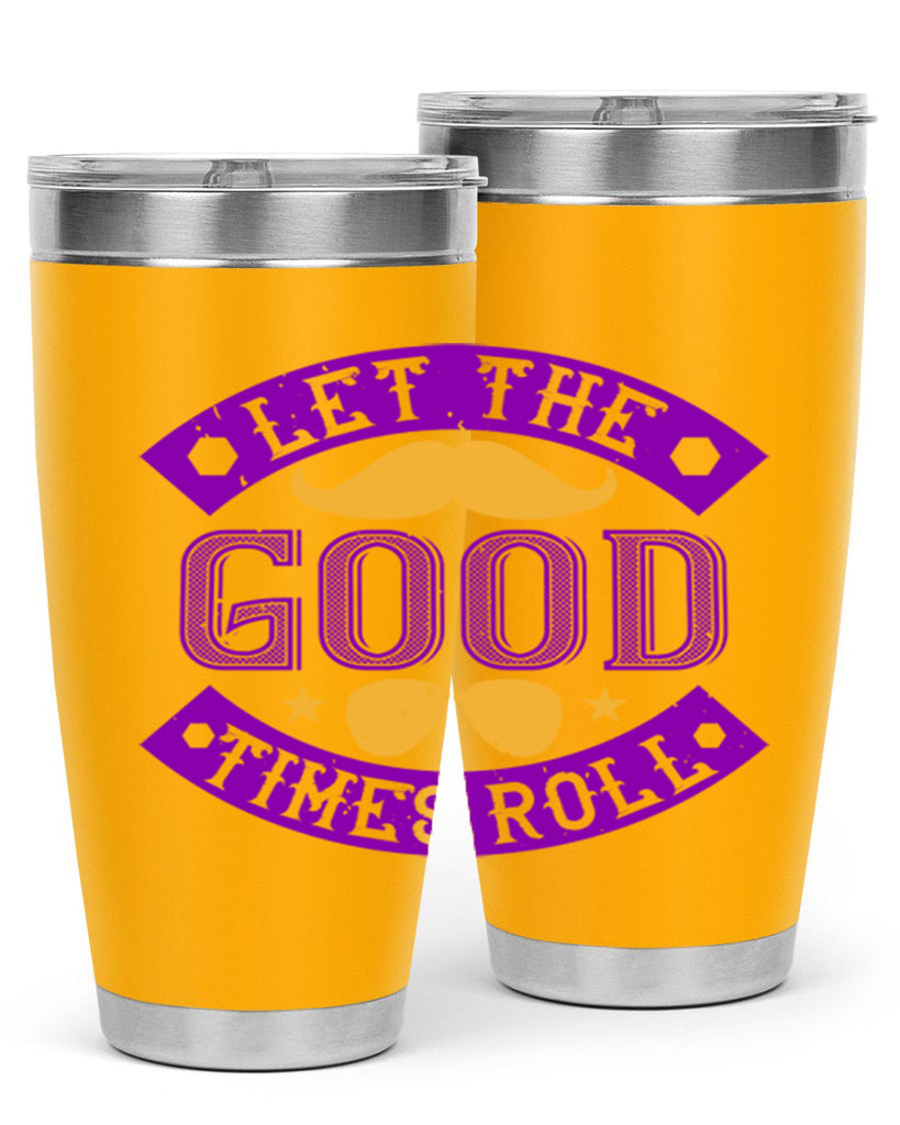 let the good times roll 52#- mardi gras- Tumbler