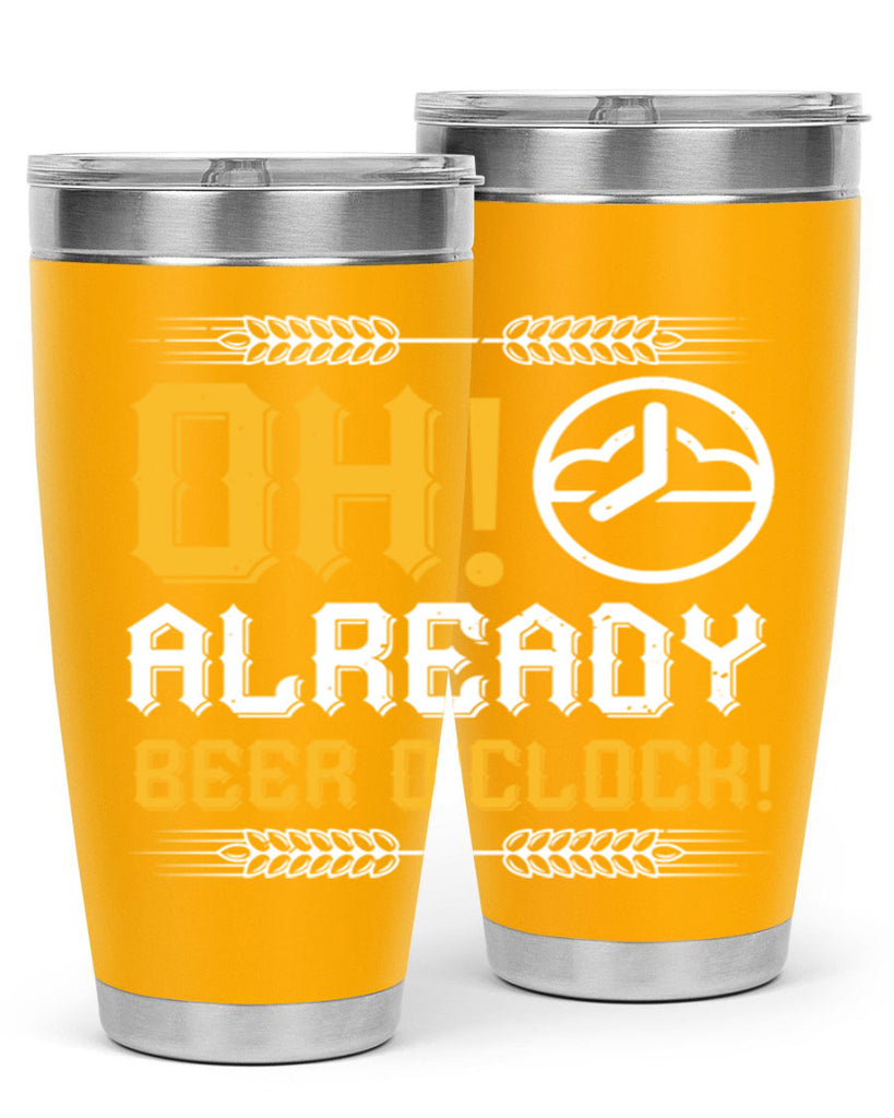 oh already beer oclock 54#- beer- Tumbler