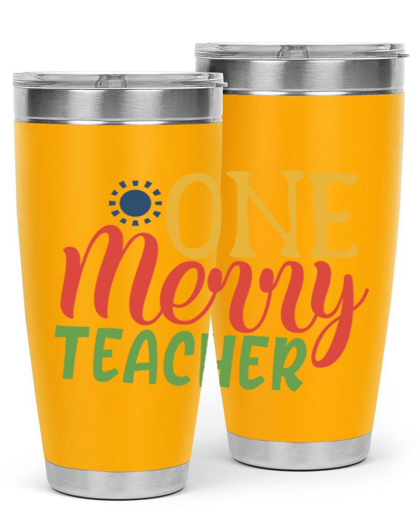 one merry teacher Style 162#- teacher- tumbler