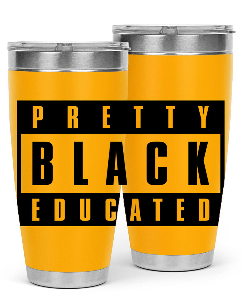 pretty black educated 50#- black words phrases- Cotton Tank
