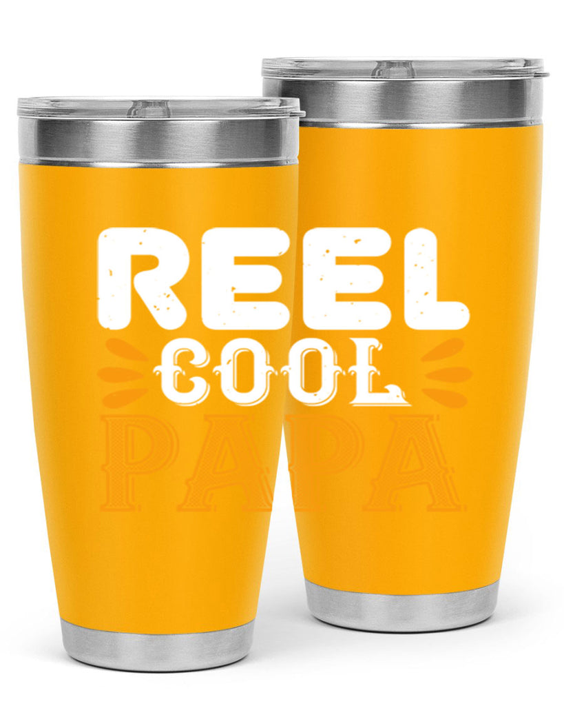 reel cool papa 12#- grandpa - papa- Tumbler