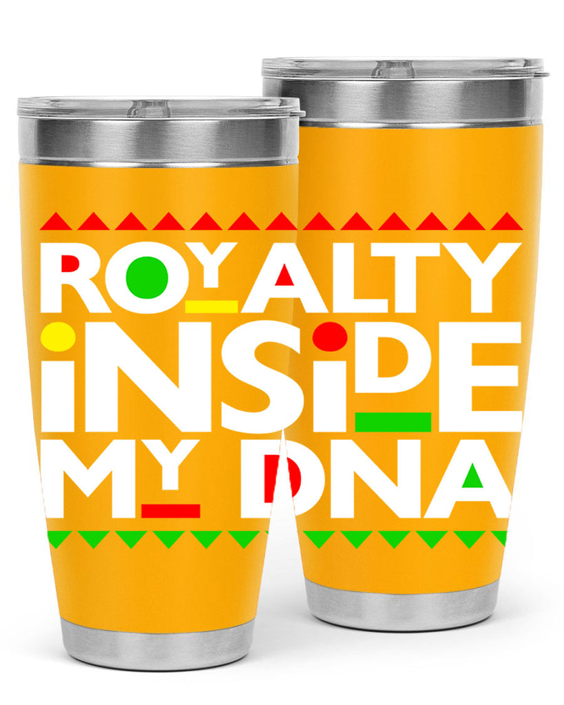 royalty inside my dna 42#- black words phrases- Cotton Tank