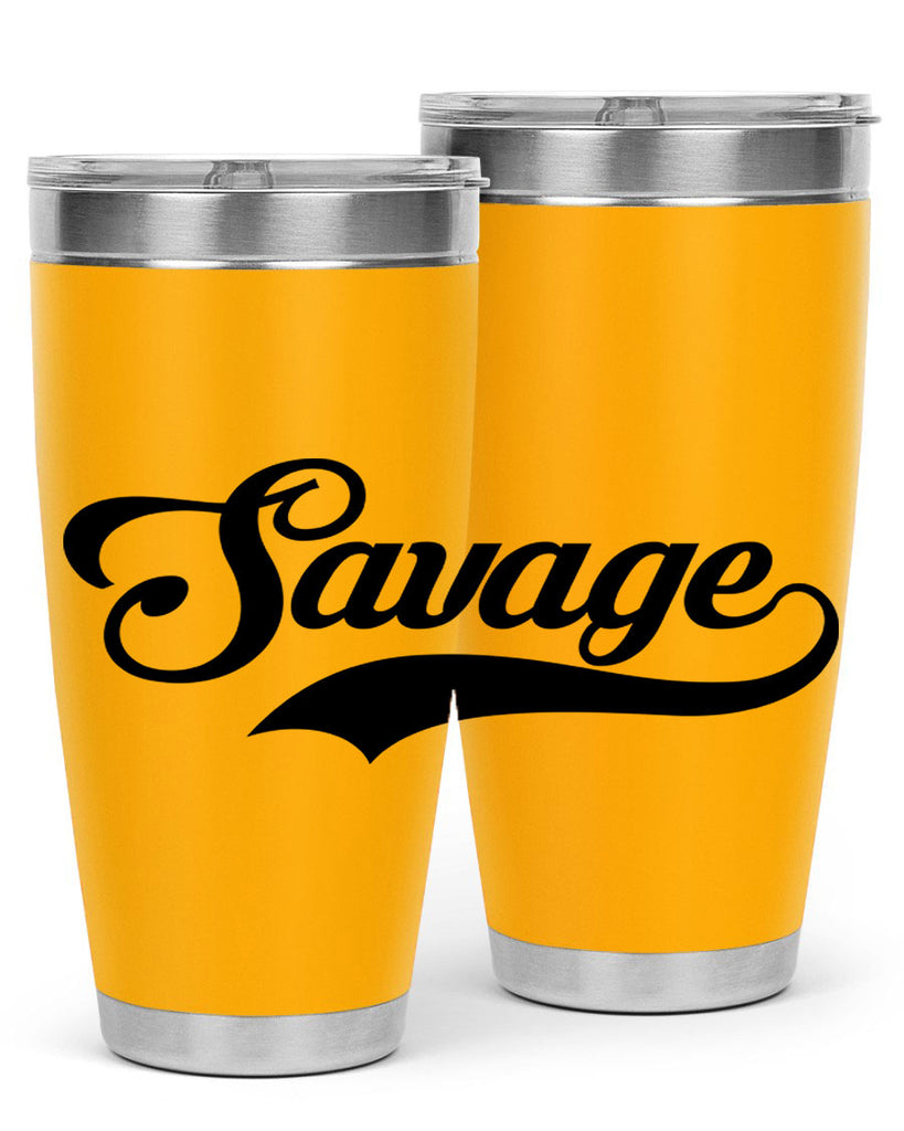 savage script 40#- black words phrases- Cotton Tank