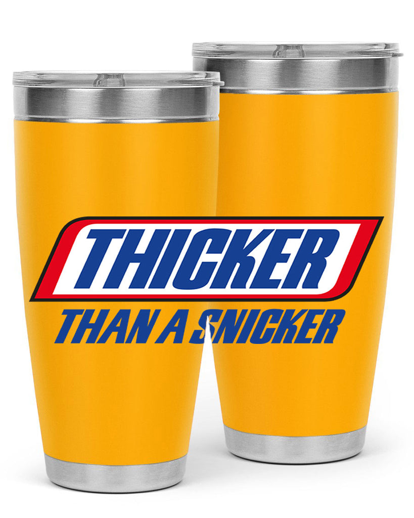 thicker than a snicker 20#- black words phrases- Cotton Tank