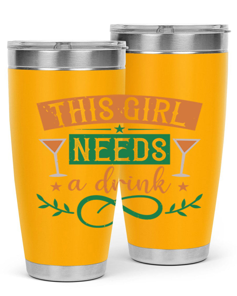 this girl needs a drink 36#- mardi gras- Tumbler