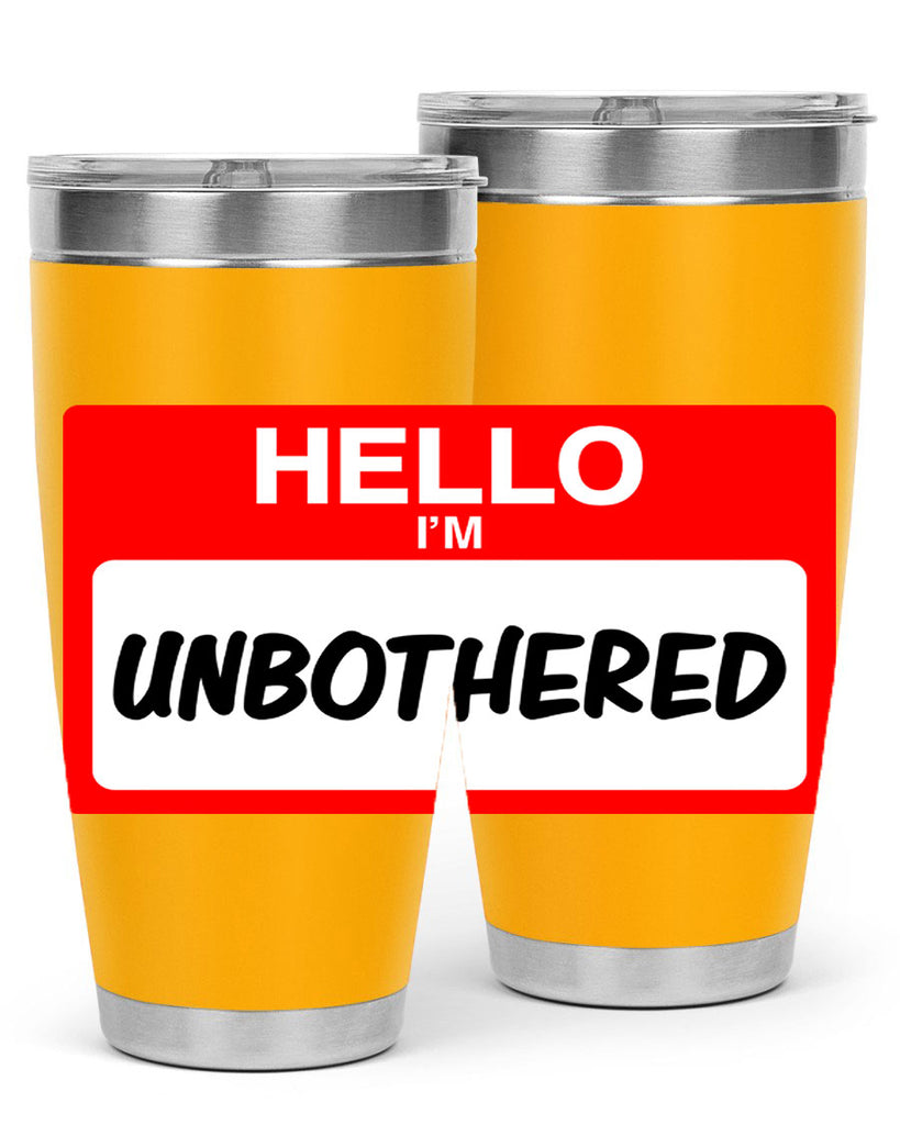 unbothered 14#- black words phrases- Cotton Tank