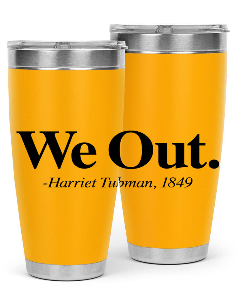we out harriet tubman 12#- black words phrases- Cotton Tank