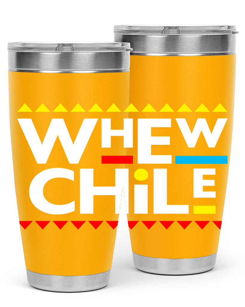 whew chile 11#- black words phrases- Cotton Tank