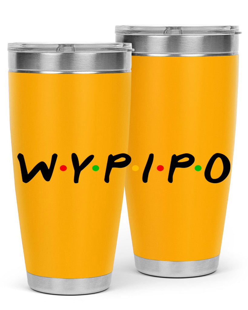 wypipo 7#- black words phrases- Cotton Tank