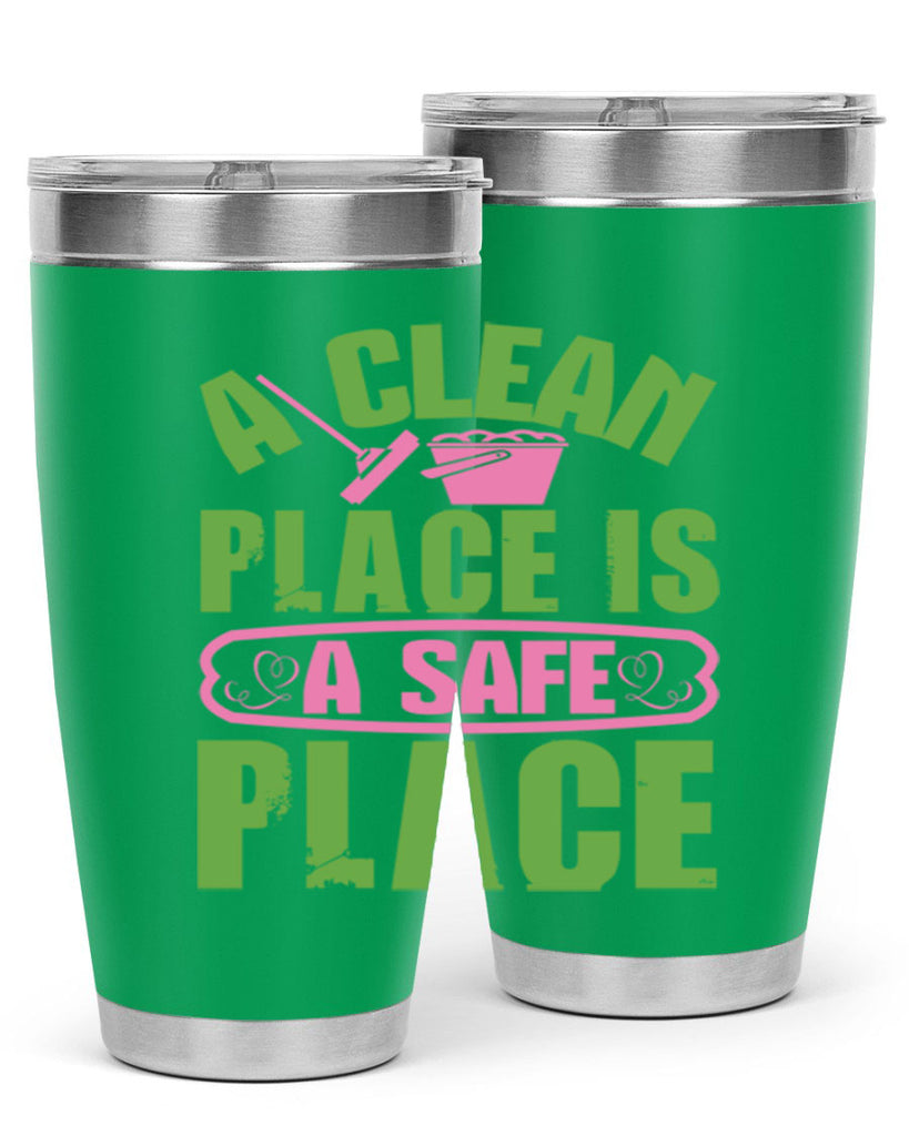A clean place is a safe place Style 50#- cleaner- Cotton Tank