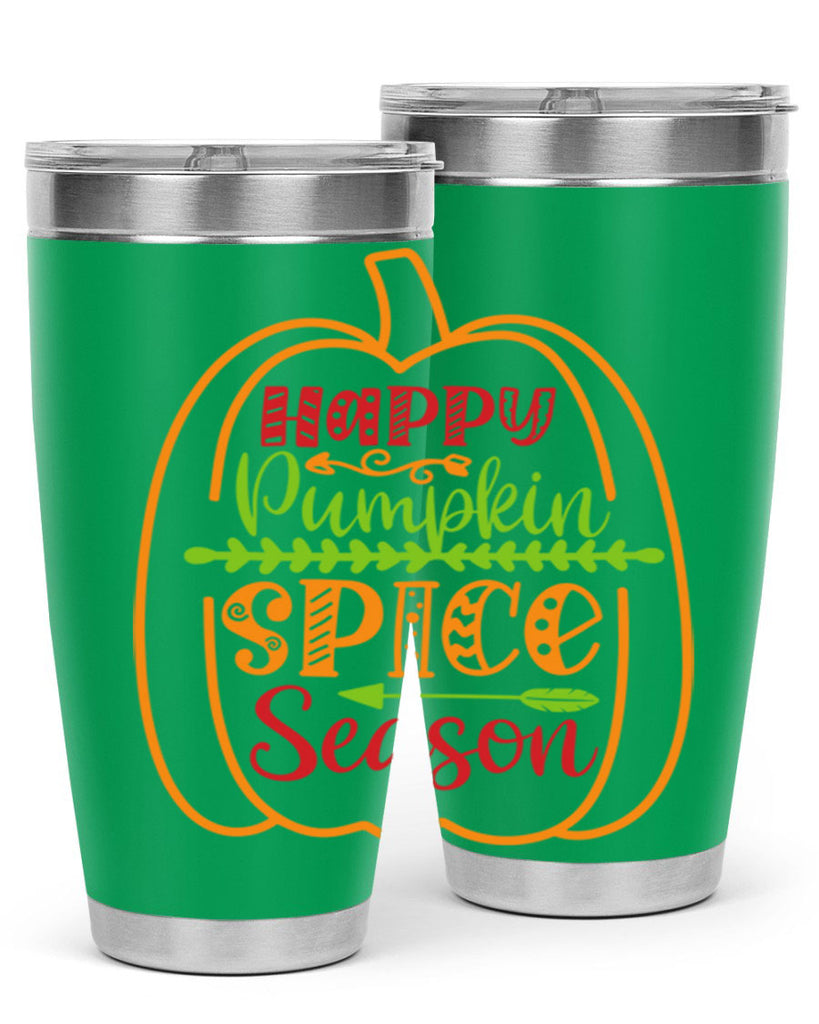 Happy Pumpkin Spice Season 243#- fall- Tumbler