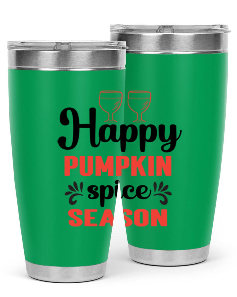 Happy pumpkin spice season 244#- fall- Tumbler