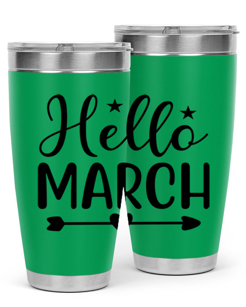 Hello March 184#- spring- Tumbler