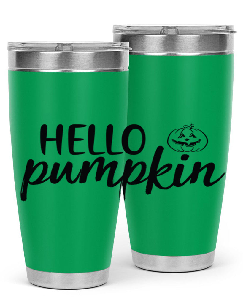 Hello Pumpkin 286#- fall- Tumbler