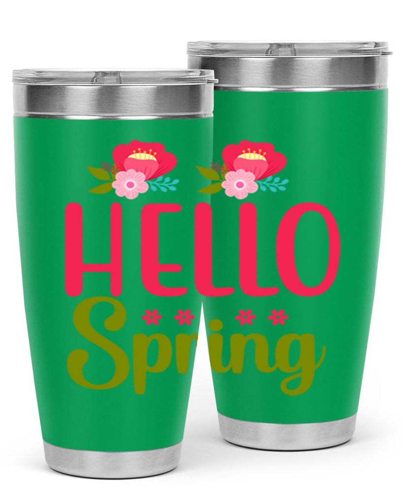 Hello Spring 186#- spring- Tumbler