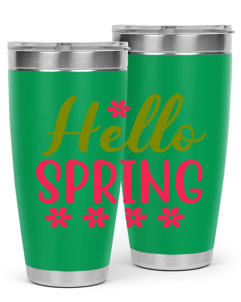 Hello Spring 213#- spring- Tumbler