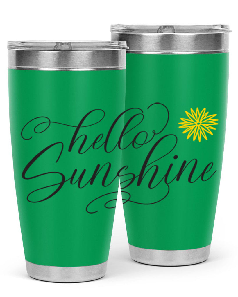 Hello Spring Lettering201#- spring- Tumbler