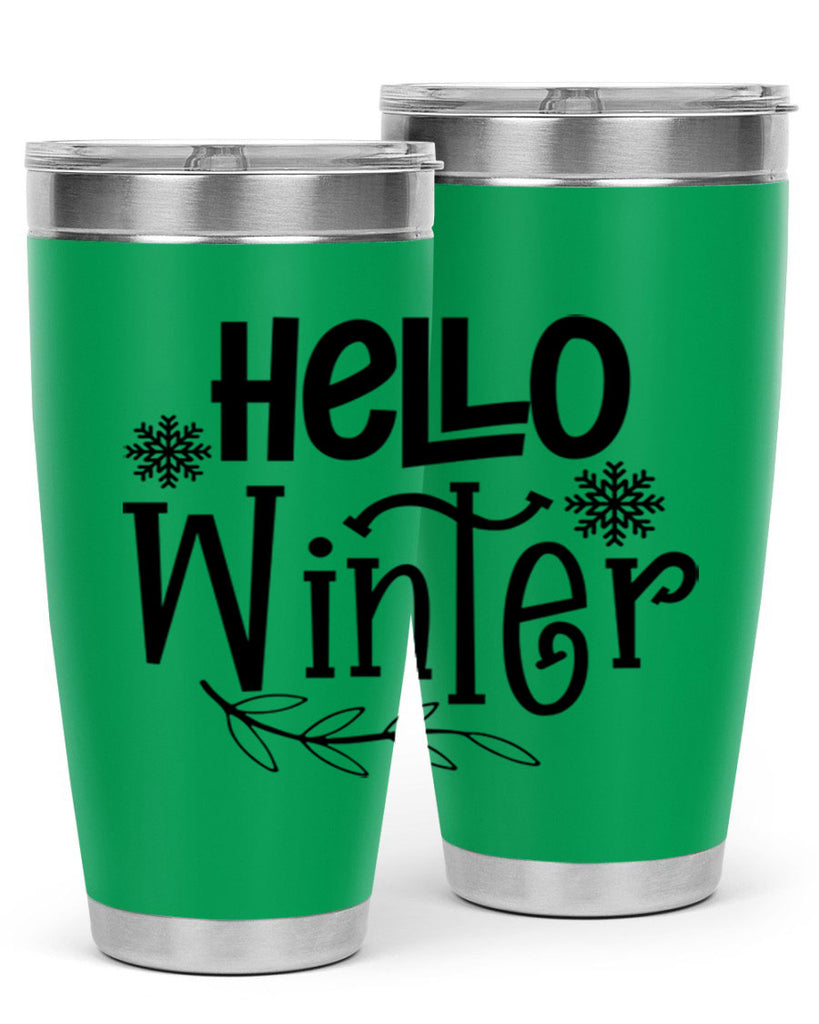 Hello Winter 168#- winter- Tumbler