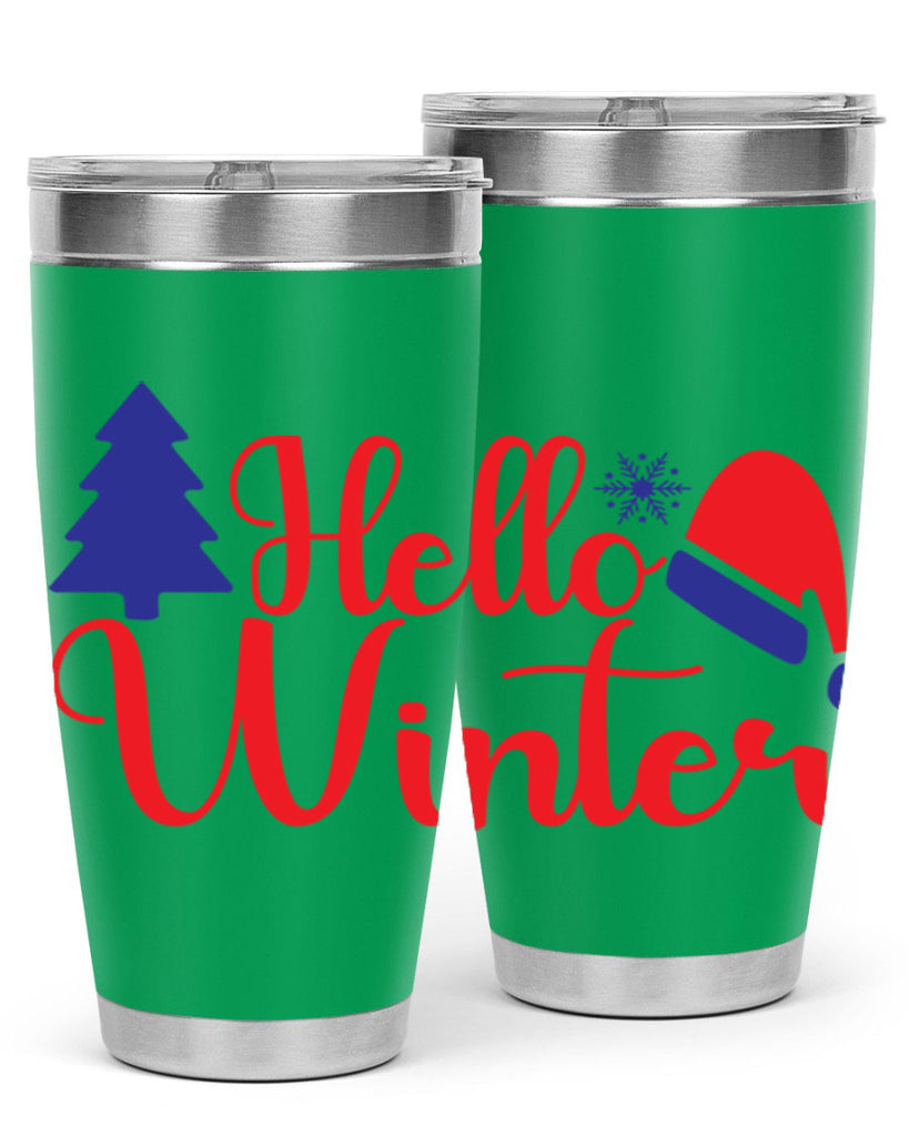 Hello Winter 179#- winter- Tumbler