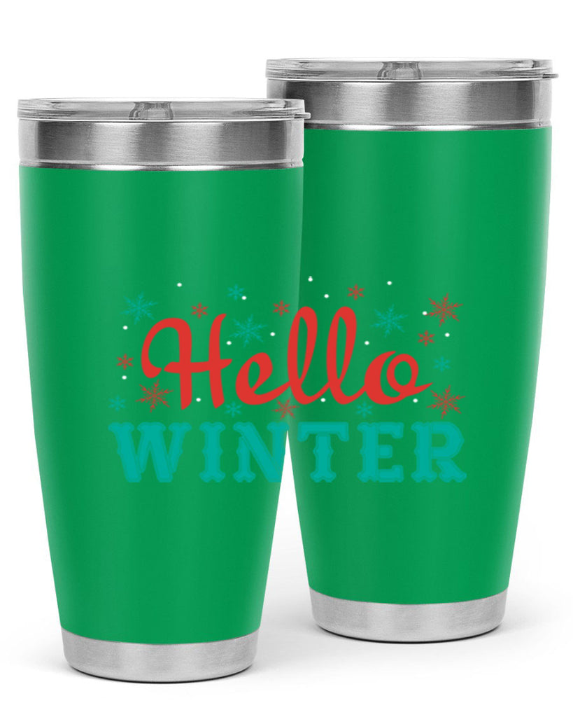 Hello Winter 182#- winter- Tumbler