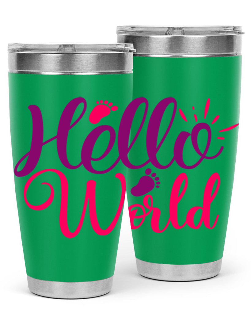 Hello World Style 260#- baby- tumbler