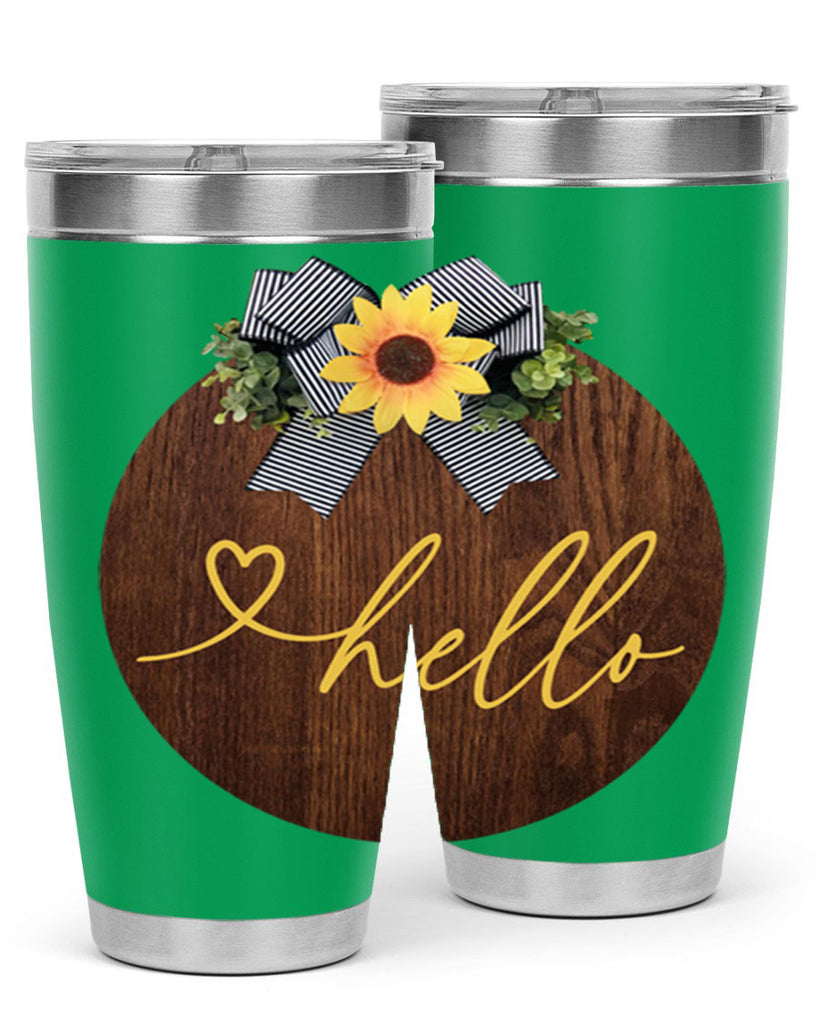 Hello heart Mockup182#- spring- Tumbler