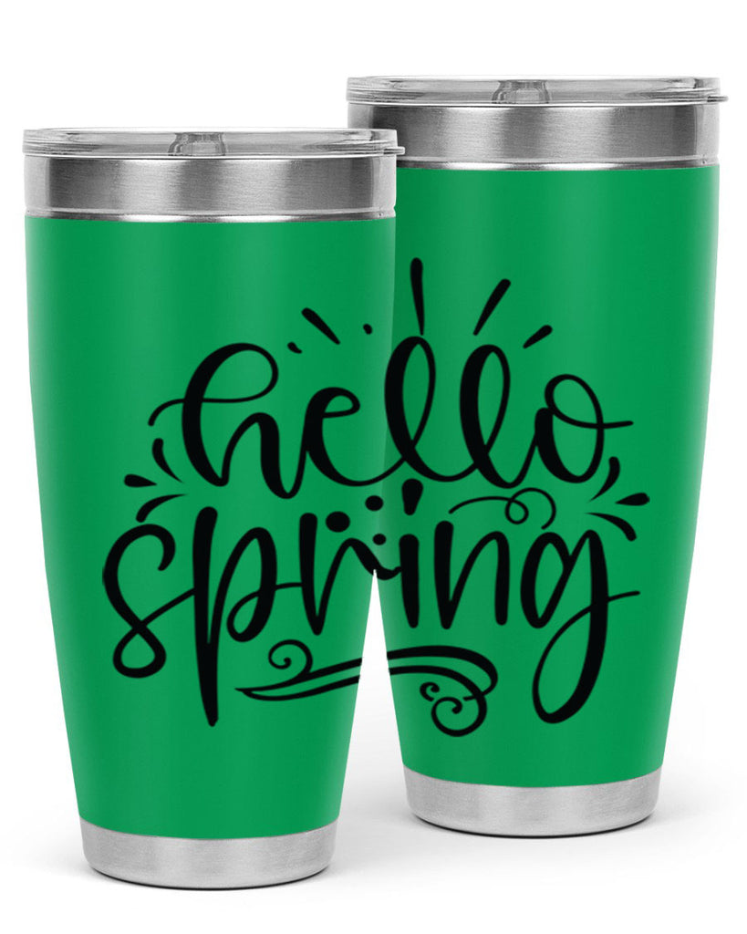 Hello spring 3#- spring- Tumbler