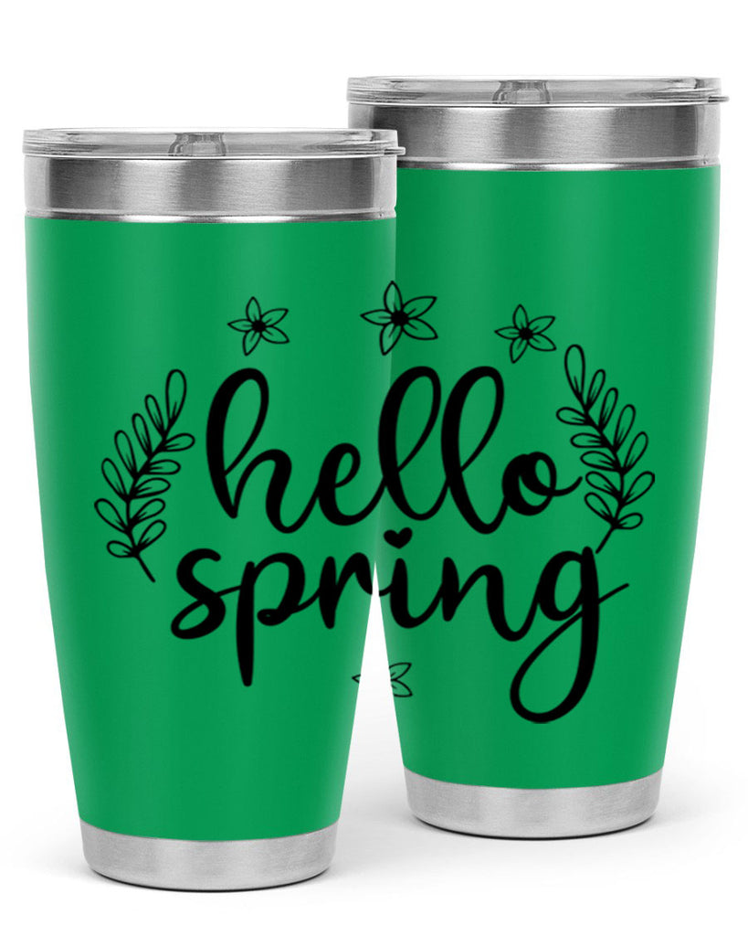 Hello spring design  221#- spring- Tumbler